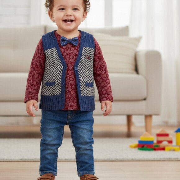 Sierra Julian Other - Sierra Julian Long Sleeve Printed T Shirt 24 Months Boys